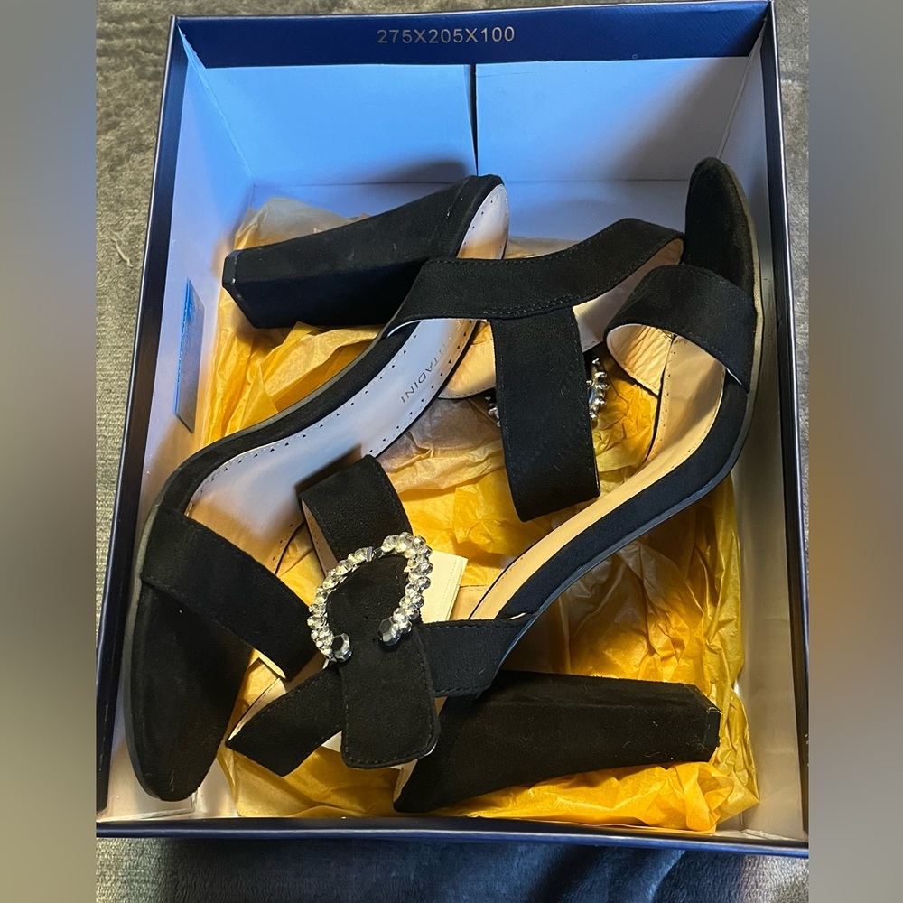 Adrienne Vittadini Geno embellished sandals